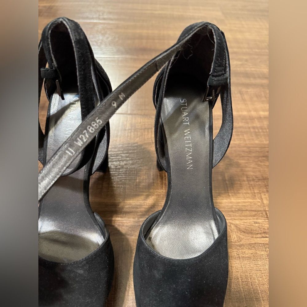 Black velvet heels - Picture 2 of 6